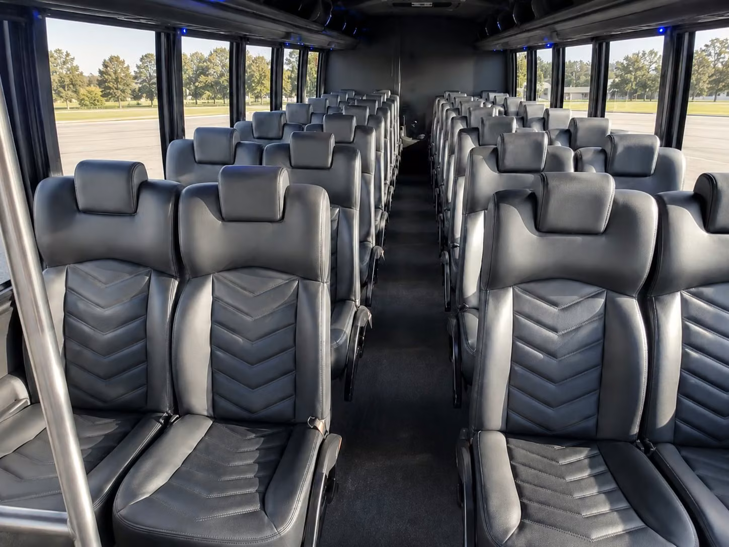 18 passenger minibus inside