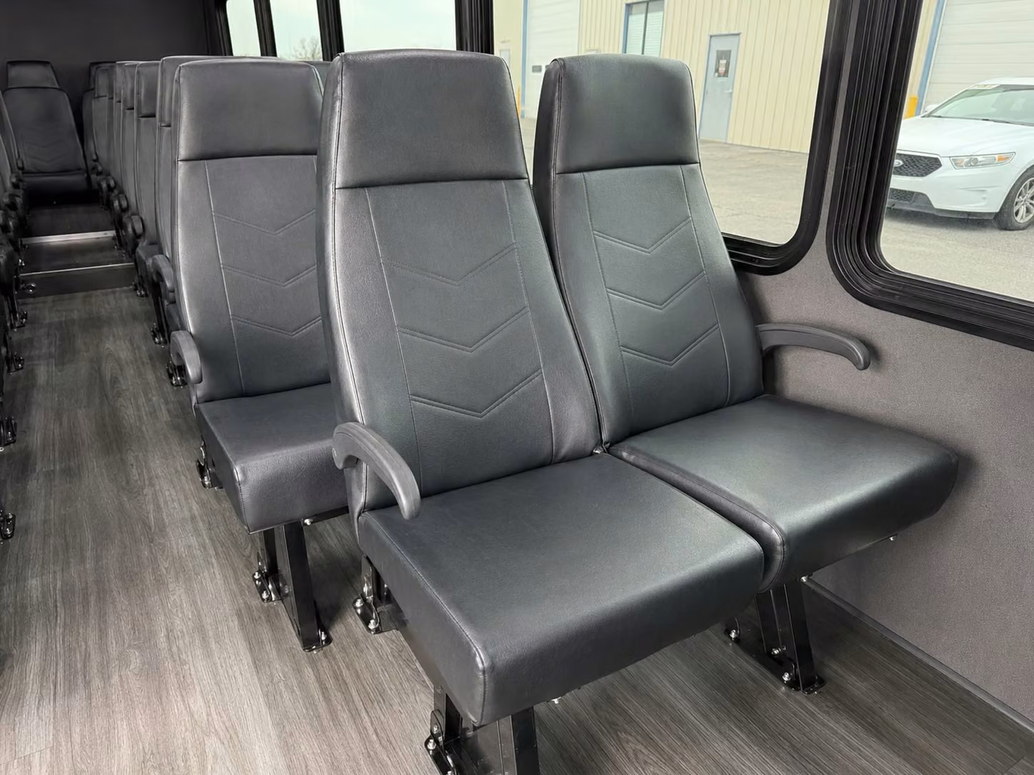 18 passenger minibus interior