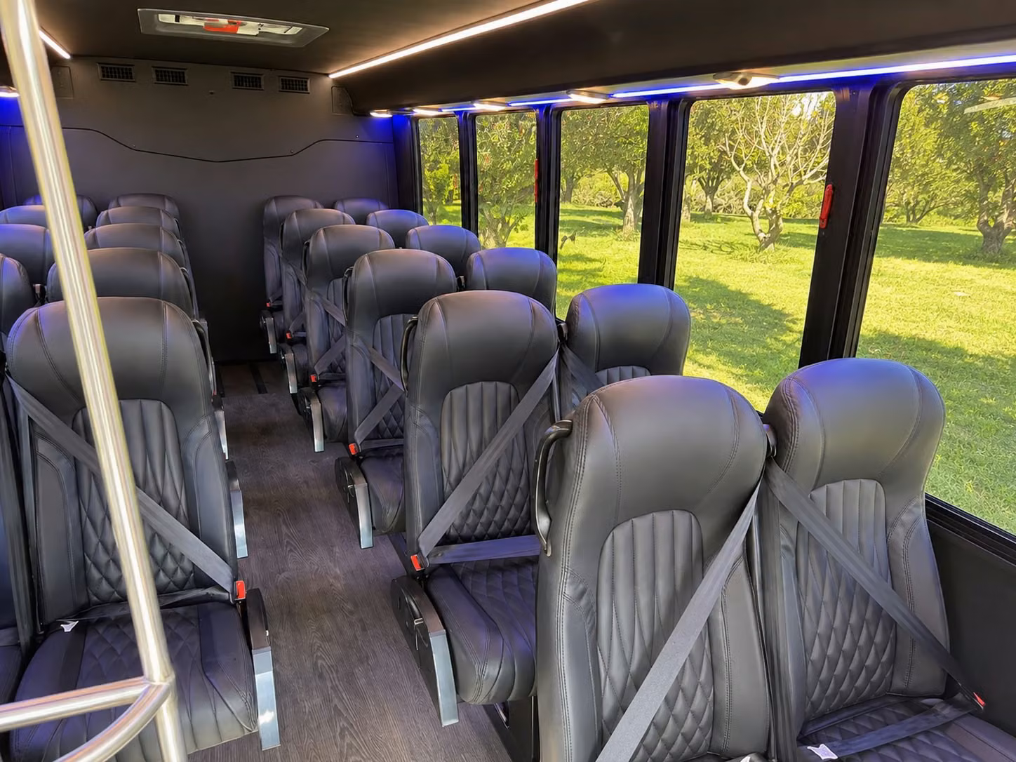 20 passenger minibus interior