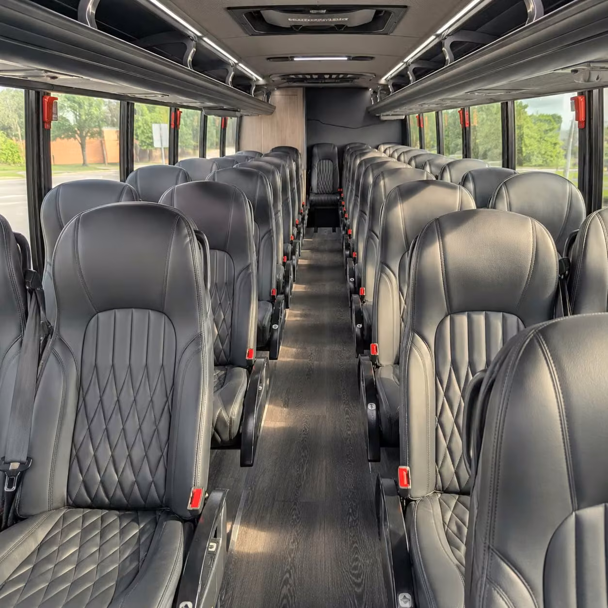 25 passenger minibus inside