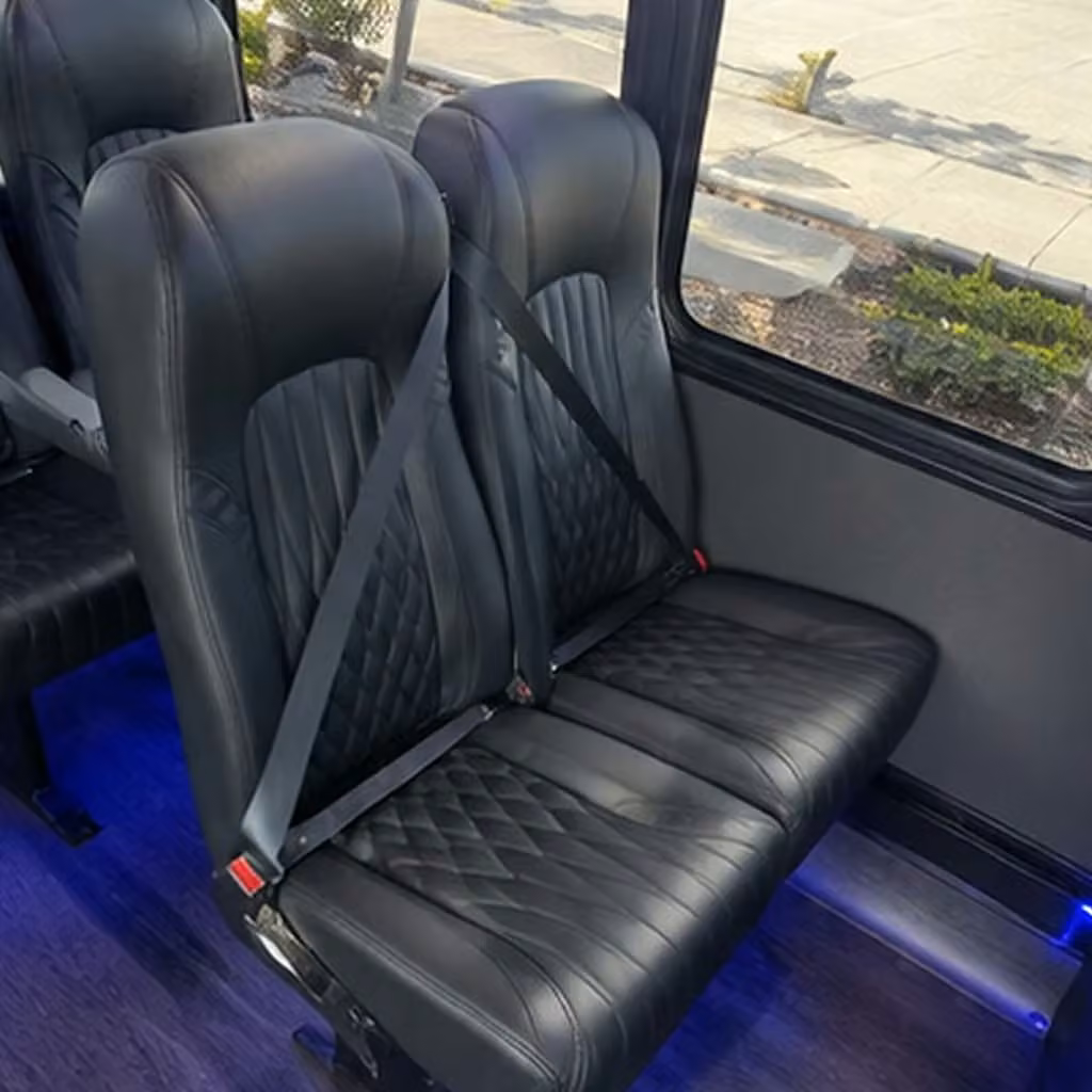 28 passenger minibus interior