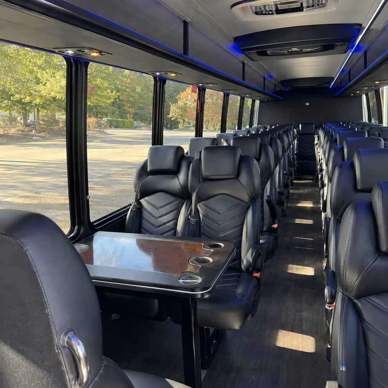 30 passenger minibus inside