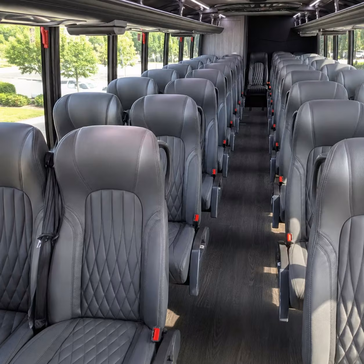 30 passenger minibus interior