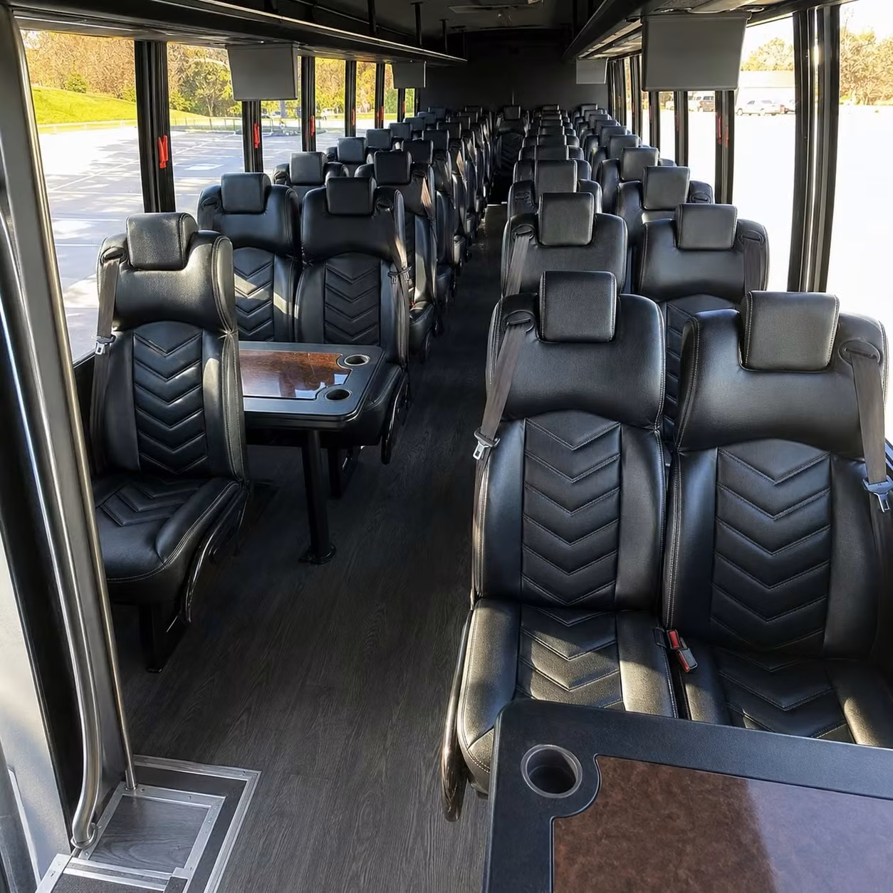 35 passenger minibus interior