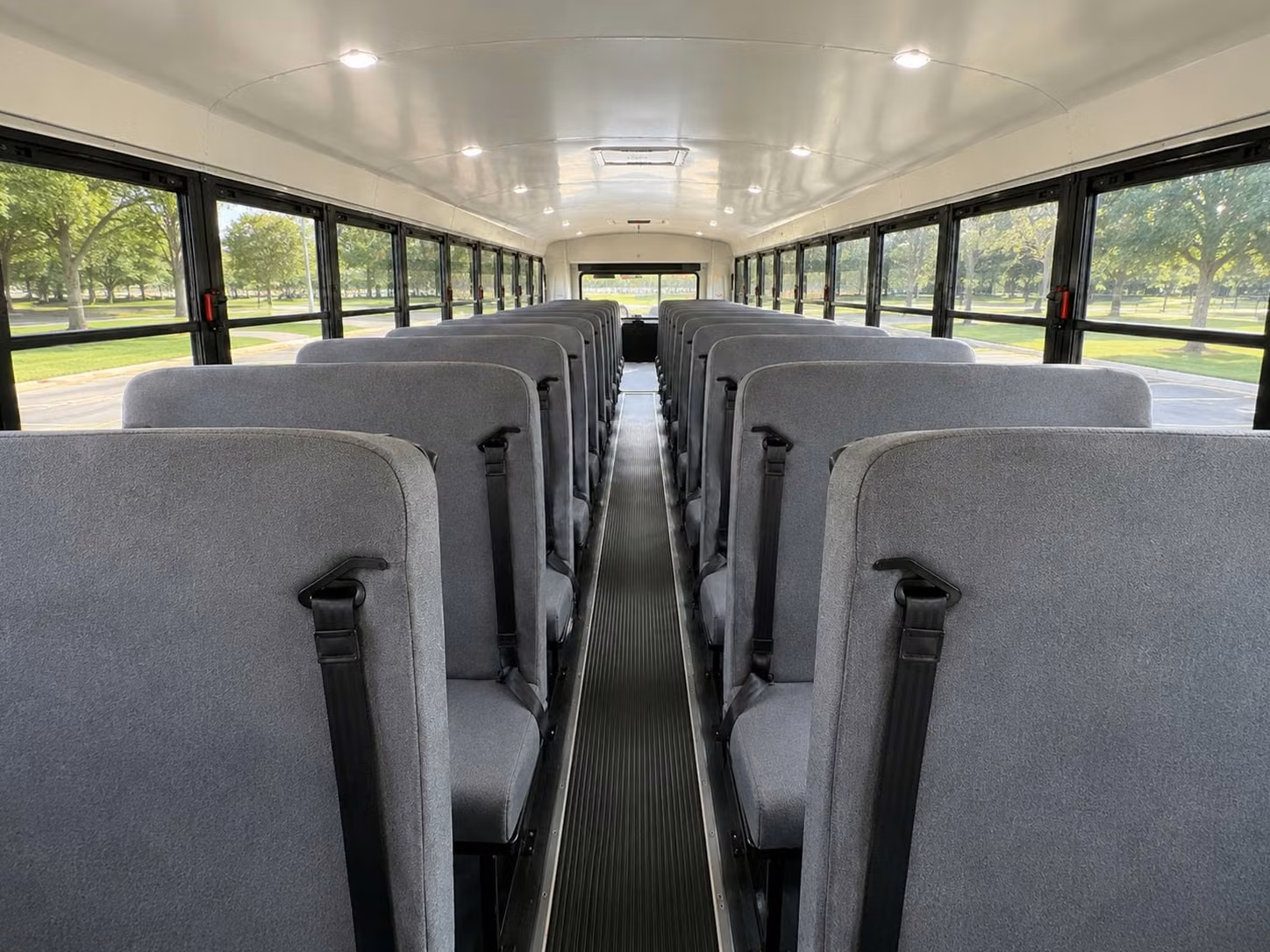 school bus interior